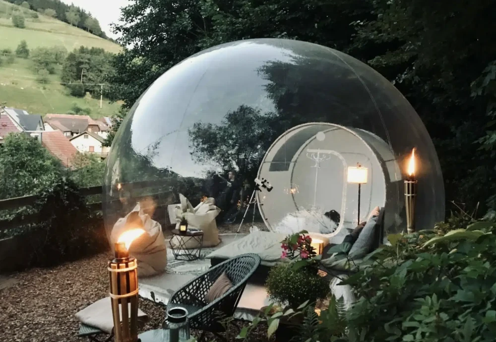 plastic bubble tent